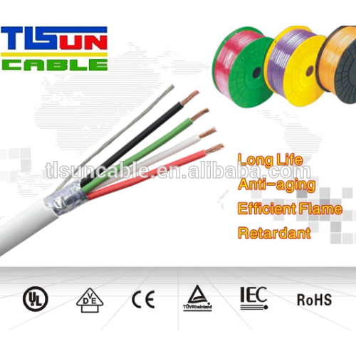 22 AWG 4 conductor plenum shielded control cable